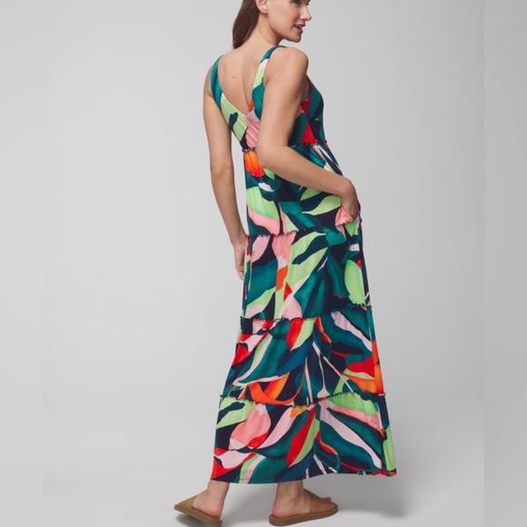 Soma Multicolor Layered Rayon Blend Maxi-Dess - Picture 2 of 8
